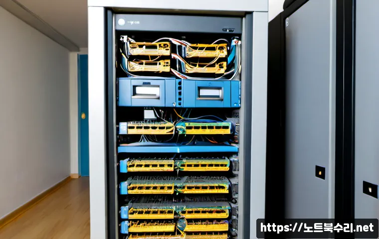 무지내동 ftp서버출장방문수리점 - Photorealistic on-site server repair in a compact Korean apartment office in Mujinae-dong, technicia...