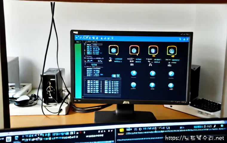 신당동 STATUS_KERNEL_BOOT_FAILURE - Photorealistic IT support workstation in a compact Sindang-dong apartment office, desktop monitor sh...