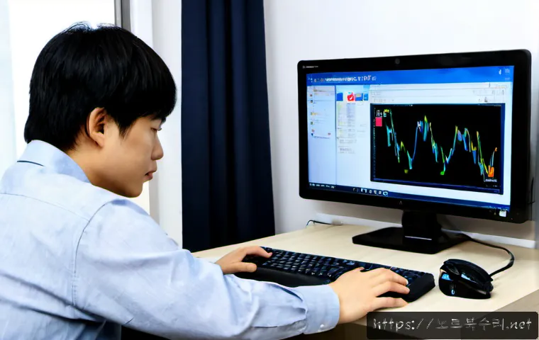 도림동 윈도우8 windows8 재설치 포맷  초기화 - Photorealistic remote-support workstation in a compact Dorim-dong apartment office, technician reins...