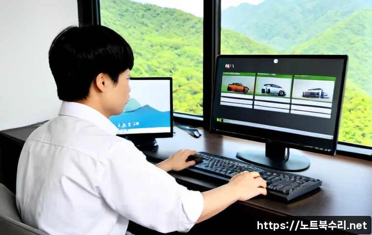 청룡동 STATUS_MODULE_NOT_FOUND - Photorealistic remote-support workstation in a compact hillside apartment in Cheongnyong-dong, dual ...