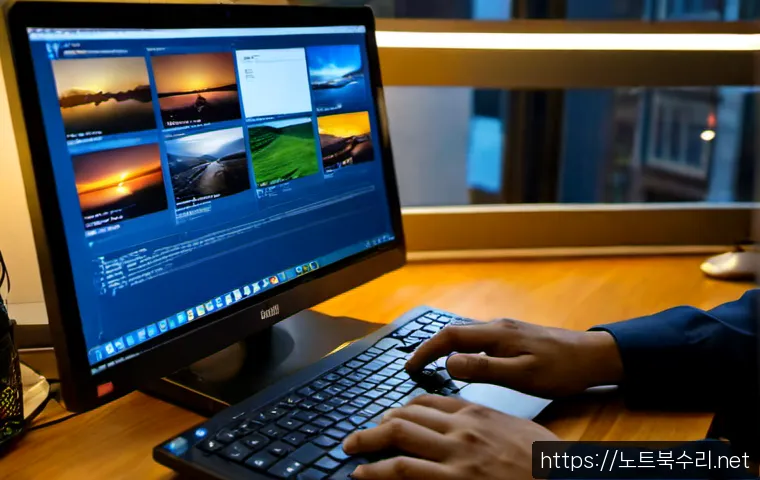 도화동 ubuntu재설치 포맷  초기화 - Photorealistic remote-support workstation in a compact Dohwa-dong apartment office, technician reins...