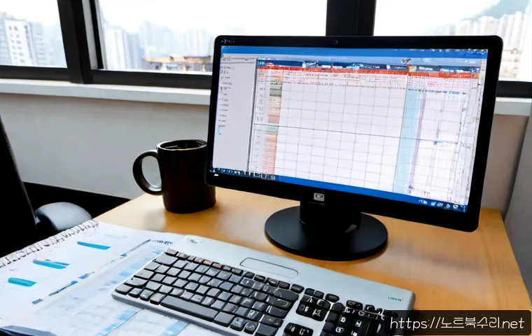 신창동 STATUS_FLOAT_DIVIDE_BY_ZERO - Photorealistic software engineer workstation in a quiet Korean residential district, dual monitors s...