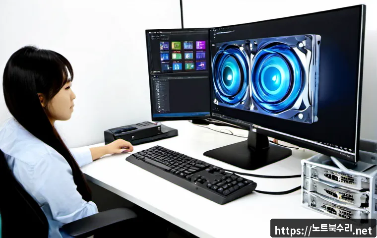 죽율동 STATUS_KERNEL_BOOT_DRIVE_ERROR - Photorealistic IT support workstation in a modern Jukyul-dong office, desktop PC opened beside a wid...