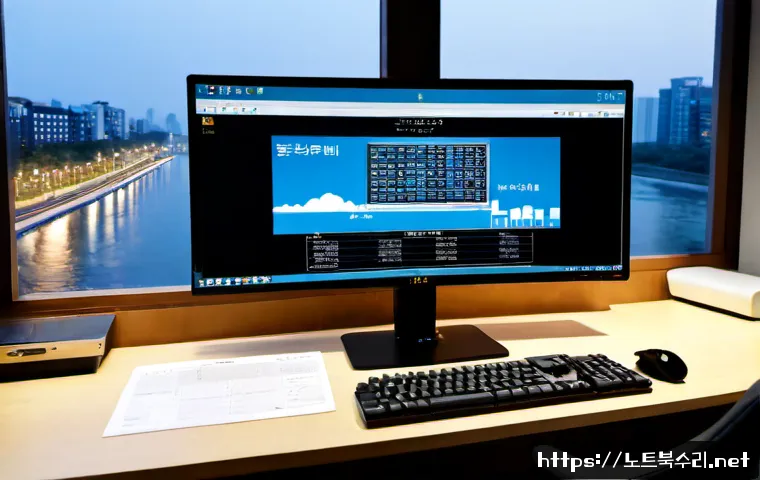 강동구 STATUS_SESSION_TIMEOUT - Photorealistic product-design workstation in a modern office near the Han River, dual monitors showi...