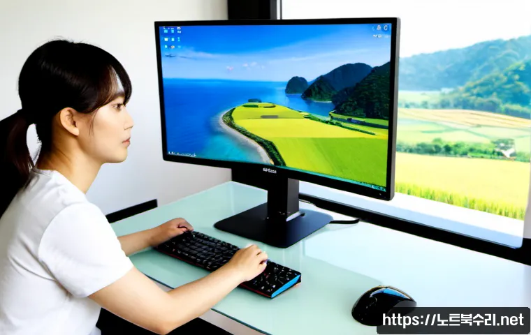 교동면 조립컴퓨터 pc 출장판매설치 - Photorealistic computer technician assembling a custom desktop PC at a bright home office in Gyodong...