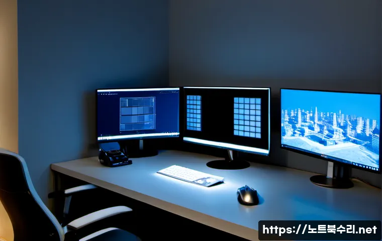 청덕동 SYSTEM_SERVICE_EXCEPTION - Photorealistic architectural CAD workstation in a modern apartment office near a quiet Korean suburb...