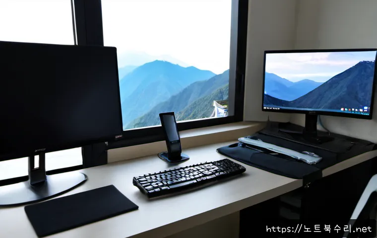 소요동 윈도우10 windows10 재설치 포맷  초기화 - Photorealistic remote computer support workstation in a compact apartment near Soyosan, technician r...