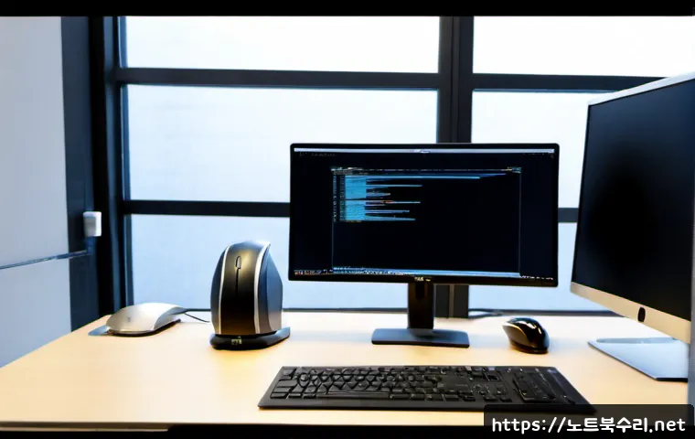 문봉동 STATUS_INVALID_LOCK_SEQUENCE - Photorealistic IT support workstation in a compact Munbong-dong office, dual monitors showing a clea...