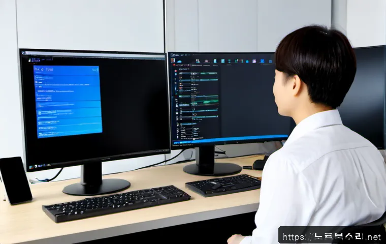 매룡동 윈도우11 windows11 재설치 포맷  초기화 - Photorealistic desktop support scene in a quiet Maeryong-dong apartment office, technician resetting...