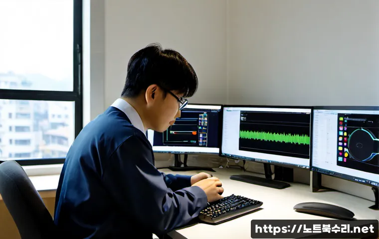 대조동 STATUS_INVALID_CALLER - Photorealistic remote-support workstation in a compact Daejodong apartment office, technician review...
