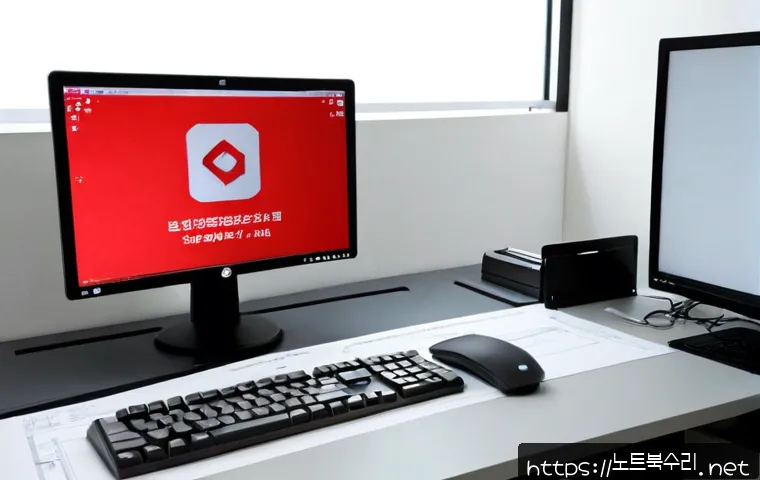 단원구 STATUS_FILE_WRITE_FAILURE - Photorealistic IT support workstation in Danwon-gu, a focused office designer working on a complex a...