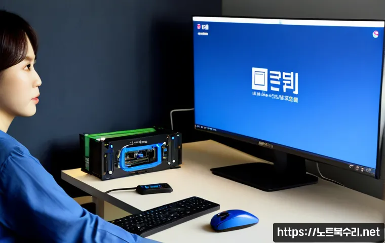향동동 KERNEL_SECURITY_CHECK_FAILURE - Photorealistic remote IT support workstation in a modern apartment near a quiet new-town district, d...