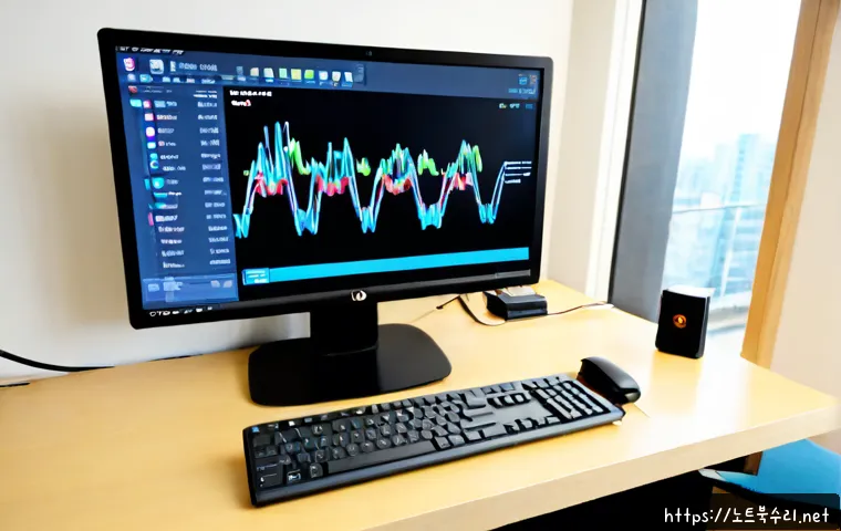 지영동 윈도우10 windows10 재설치 포맷  초기화 - Photorealistic remote-support workstation in a compact Jiyoung-dong apartment, desktop monitor showi...