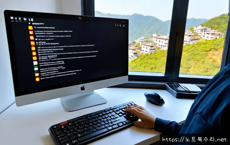망우동 윈도우10 windows10 재설치 포맷  초기화 - Photorealistic remote-support workstation in a compact Mangwoo-dong apartment, Windows 10 recovery r...