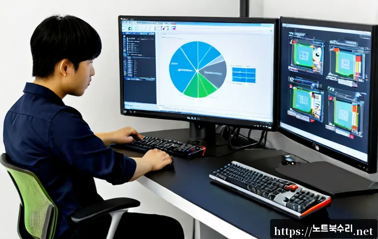대덕동 STATUS_DRIVER_ENTRYPOINT_NOT_FOUND - Photorealistic remote-support workstation in Daedeok-dong, technician examining a desktop tower with...