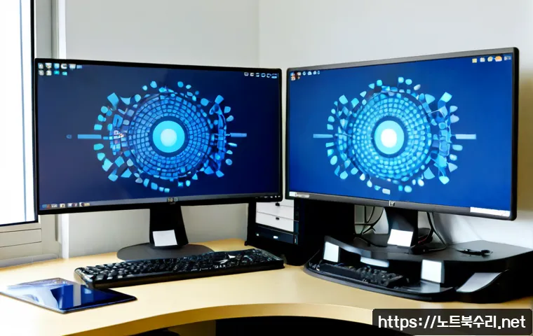 쌍령동 STATUS_KERNEL_DATA_CORRUPTION - Photorealistic IT support workstation in a compact Gwangju apartment office near Ssangnyeong-dong, d...