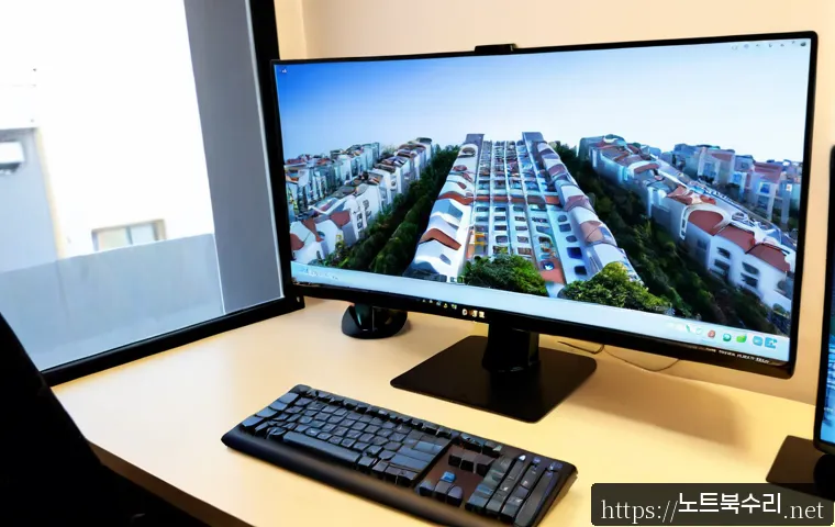 대곡동 linux재설치 포맷  초기화 - Photorealistic IT technician reinstalling Linux on a sleek desktop workstation, dual monitors showin...