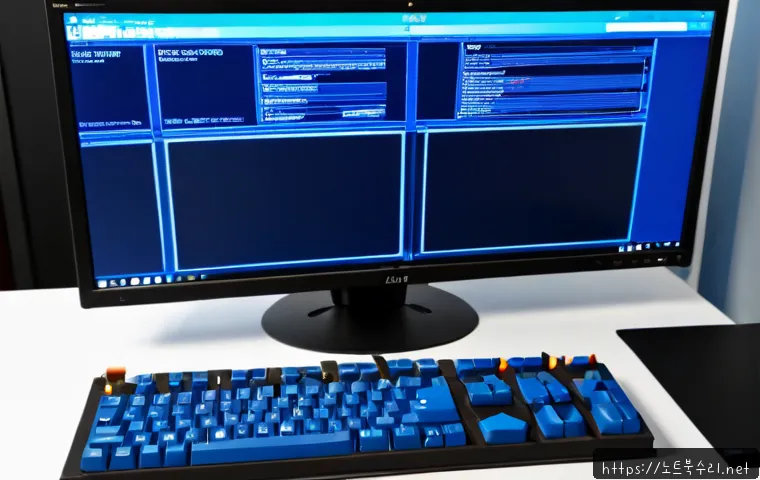 흥인동 VIDEO_TDR_FAILURE - Photorealistic remote-support workstation in a compact Heungin-dong design studio, dual monitors sho...
