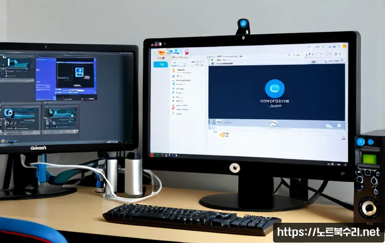 길동 STATUS_DEVICE_OFFLINE - Photorealistic remote-support workstation in a compact Gildong apartment office, desktop monitor sho...