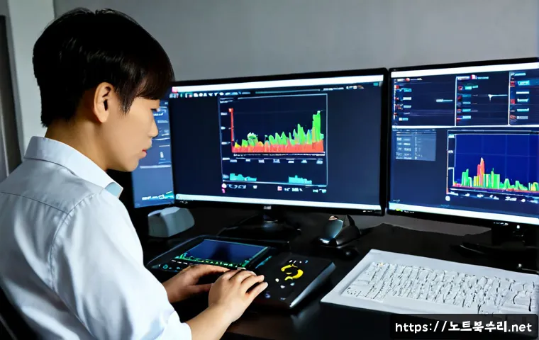 신길동 신호없음 - Photorealistic remote-support workstation in a compact Singil-dong apartment, technician checking a ...
