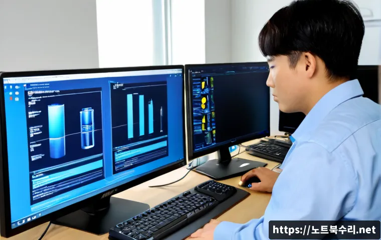 원미동 KERNEL_SECURITY_CHECK_FAILURE - Photorealistic IT support workstation in a compact modern office near a quiet residential district, ...