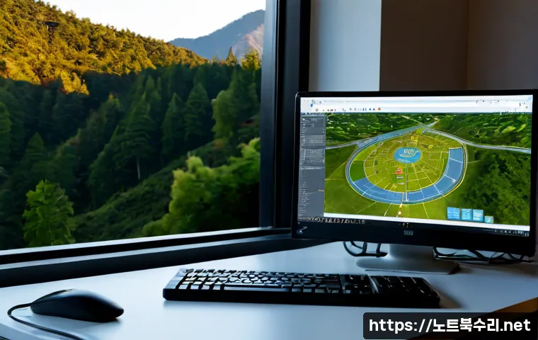 삼각산동 STATUS_IMAGE_NOT_FOUND - Photorealistic remote IT support workstation in a quiet hillside neighborhood apartment, dual monito...