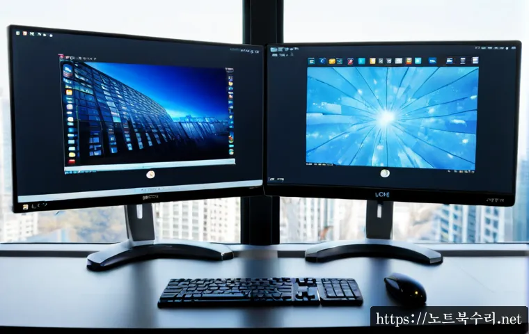 정자동 UNEXPECTED_KERNEL_MODE_TRAP - Photorealistic premium software support workstation in a sleek Jeongja business-district office, dua...