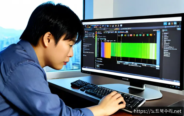 광탄면 STATUS_IMAGE_CHECKSUM_MISMATCH - Photorealistic remote-support workstation in a quiet Gwangtan-myeon office, desktop monitor showing ...