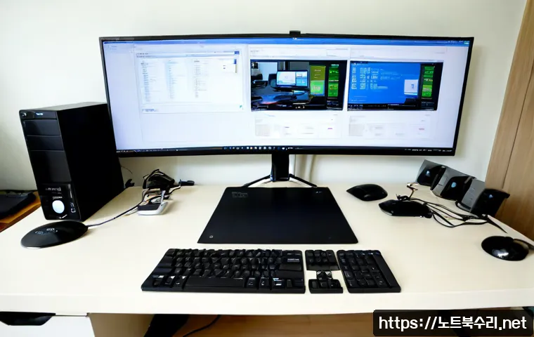백사면 STATUS_KERNEL_BOOT_DRIVE_ERROR - Photorealistic remote IT support workstation in a quiet Baeksa-myeon home office, technician examini...