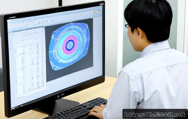 칠원동 STATUS_FLOAT_INEXACT_RESULT - Photorealistic technical support workstation in a quiet suburban Korean office, dual monitors displa...