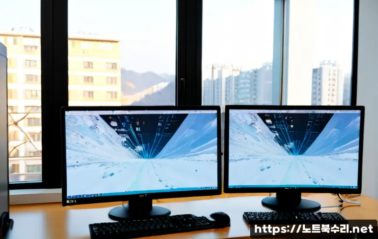 유방동 DRIVER_CAUSED_SYSTEM_CRASH - Photorealistic IT technician remotely troubleshooting a desktop workstation in a bright Yubang-dong ...