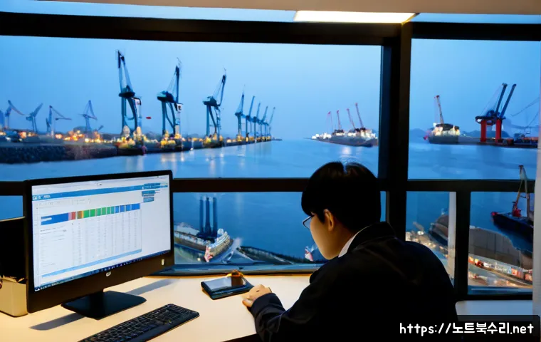 봉래동 STATUS_INSUFFICIENT_RESOURCES - Photorealistic remote-support workstation in a compact Bongnae-dong apartment, desktop monitor showi...