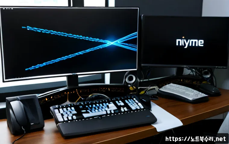 계양동 STATUS_KERNEL_BOOT_DRIVE_ERROR - Photorealistic IT support workstation in Gyeyang-dong, desktop tower opened beside a dual-monitor se...