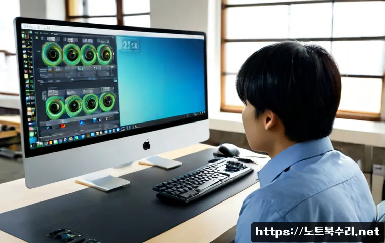 포승읍 신호없음 - Photorealistic industrial design workstation in a coastal manufacturing district, engineer studying ...