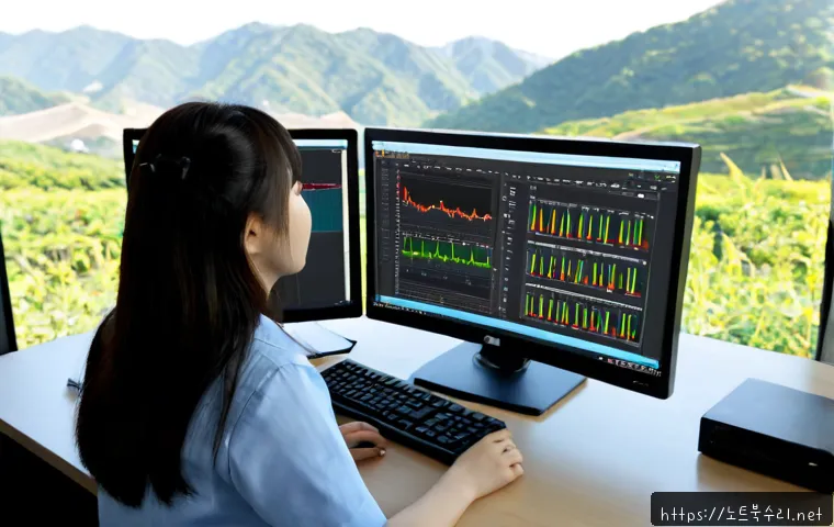 광탄면 STATUS_KERNEL_MEMORY_LEAK - Photorealistic remote-support technician at a dual-monitor workstation in a quiet Gwangtan-myeon off...