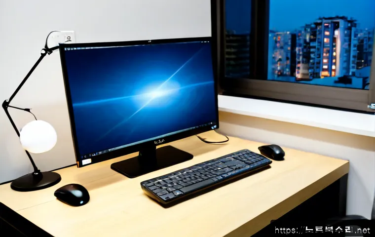 갈현동 맥윈도우 부트캠프_bootcamp 재설치 포맷  초기화 - Photorealistic remote-support workstation in a compact Galhyeon-dong apartment office, sleek all-in-...