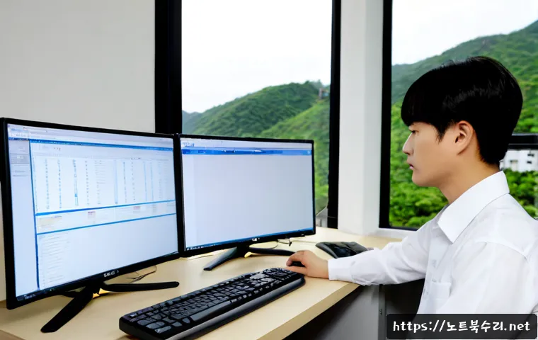 연희동 WHEA_UNCORRECTABLE_ERROR - Photorealistic remote-support workstation in a quiet Yeonhui-dong apartment, desktop tower opened be...