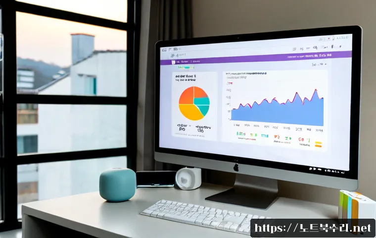 김포동 USER_MODE_HEALTH_MONITOR - Photorealistic home health-monitoring workstation in a modern Gimpo-dong apartment, desktop computer...