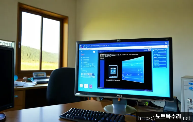 가평읍 CRITICAL_PROCESS_DIED - Photorealistic remote-support workstation in a quiet countryside office near forested hills, desktop...
