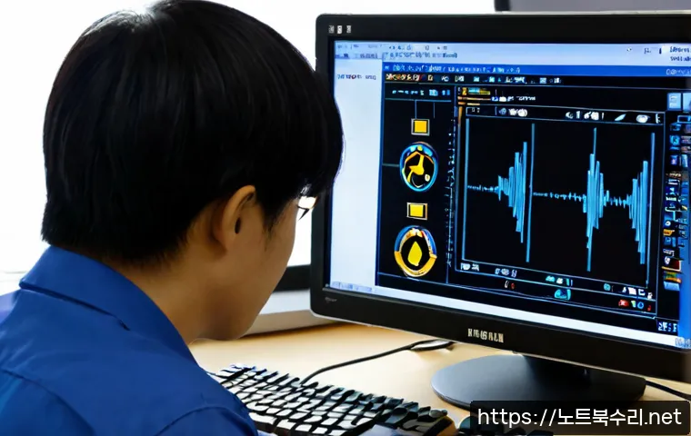 산현동 STATUS_KERNEL_CONFIGURATION_ERROR - Photorealistic IT support workstation in a compact mixed-use neighborhood office, desktop computer p...