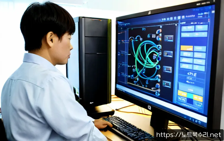 동본동 HAL_INITIALIZATION_FAILED - Photorealistic IT support workstation in Dongbon-dong, a technician diagnosing a desktop tower with ...