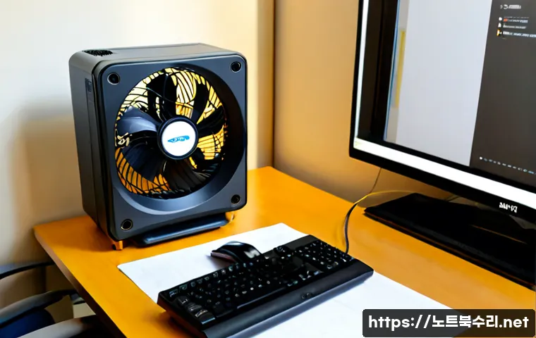 금호동 팬돌다 멈춤 - Photorealistic remote-support workstation in a compact Geumho-dong apartment, desktop computer showi...