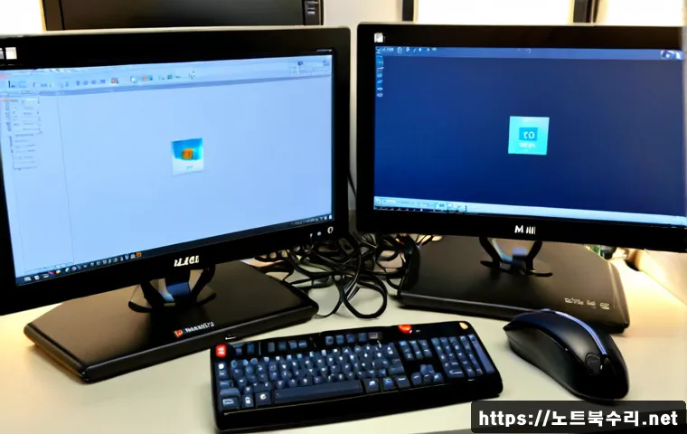 마장면 CRITICAL_OBJECT_TERMINATION - Photorealistic remote-support workstation in a compact workshop near a traditional wholesale market ...