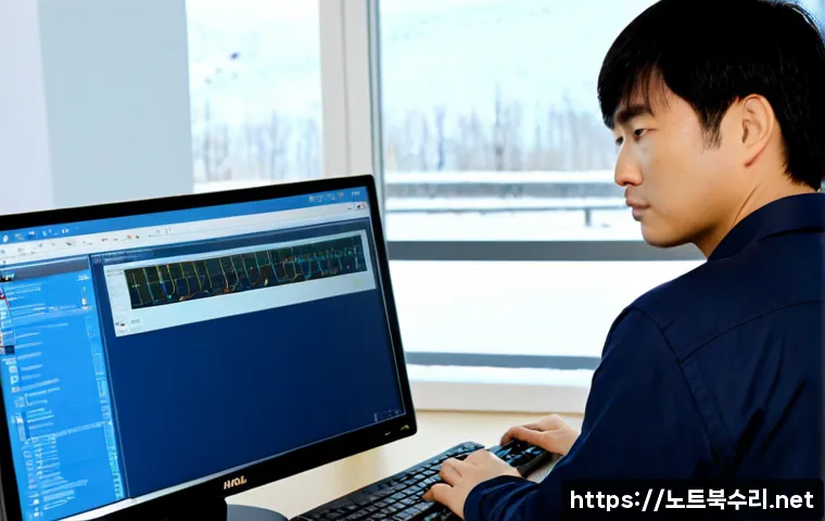 방학동 STATUS_STACK_UNDERFLOW - Photorealistic remote-support workstation in Banghak-dong, a calm Korean apartment office with a des...