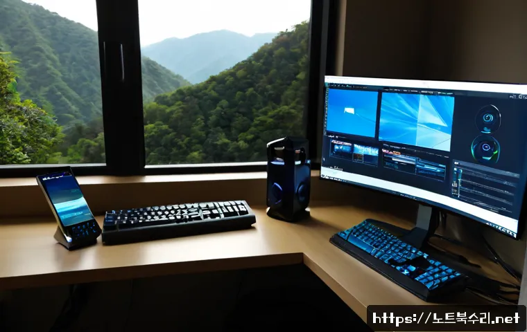 금토동 STATUS_KERNEL_BOOT_DRIVE_ERROR - Photorealistic remote IT support workstation in a quiet Gamtodong home office, ultrawide monitor sho...