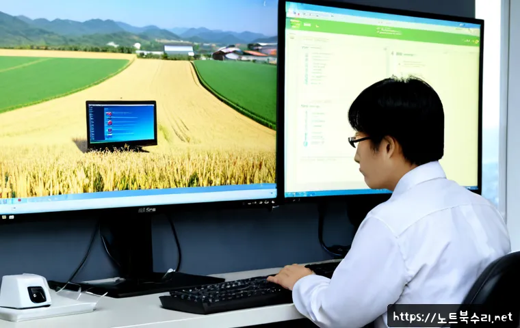 서탄면 STATUS_KERNEL_BOOT_FAILURE - Photorealistic remote IT support workstation in a quiet semi-rural industrial office, dual monitors ...