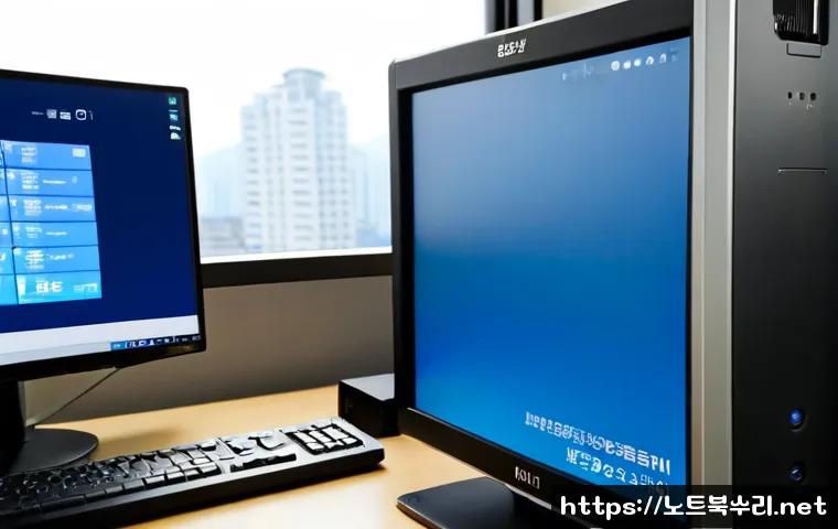 노원구 DPC_WATCHDOG_VIOLATION - Photorealistic remote-support workstation in a quiet Nowon-gu apartment office, desktop monitor show...