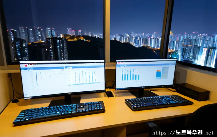 문정동 해놀로지 xpenology 구축 - Photorealistic modern workstation in Munjeong-dong, compact NAS server with multiple drive bays besi...