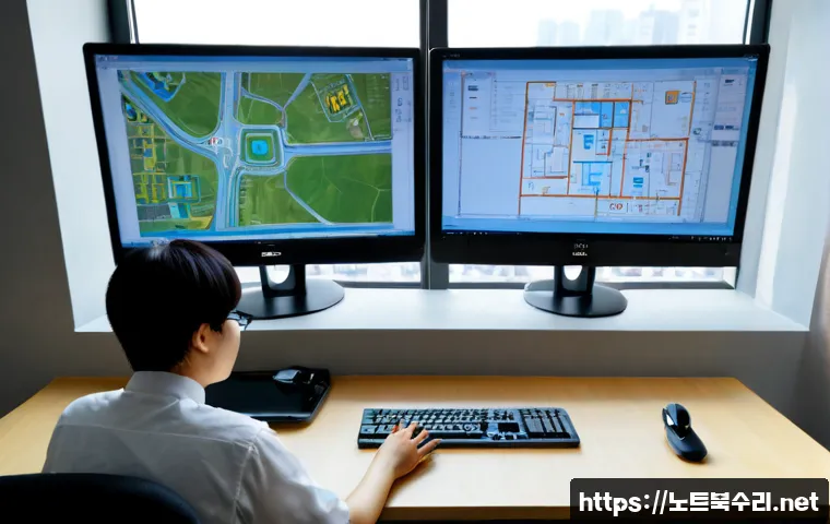 천천동 STATUS_SESSION_TIMEOUT - Photorealistic remote-support workstation in a quiet Cheoncheon-dong apartment office, dual monitors...