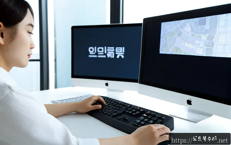 효자동 STATUS_NO_MEMORY - Photorealistic modern architecture workstation in Hyoja-dong, designer studying a detailed building ...